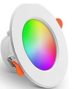 Spot Led RBG com Controle Luatek 265v LK-Y09w www.distribuidoracp.com.